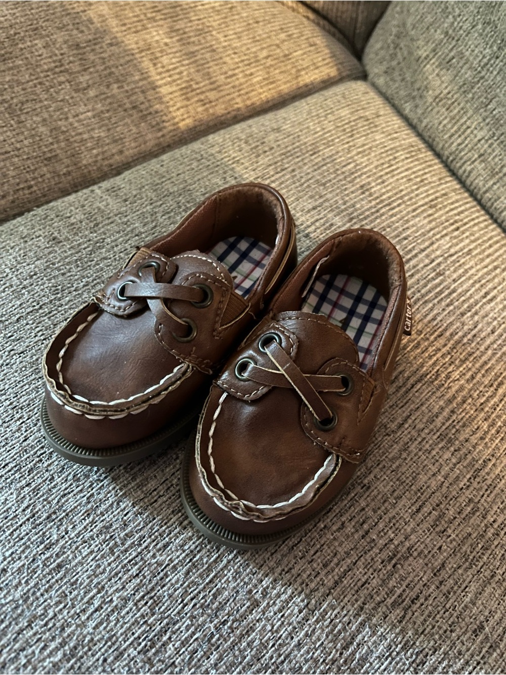 Carter's Brown Toddler Boat Shoes size 4